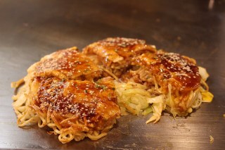 Hiroshima-style okonomiyaki
