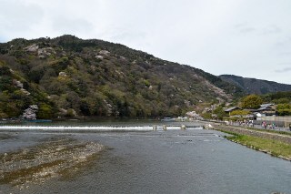 The Katsura River in Arashiyama
